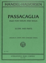 Passacaglia - Duo for violin and viola score and parts