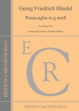 Passacaglia g-Moll f�r Violine, Viola und Violoncello Stimmen