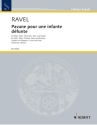 Pavane pour une infante d�funte f�r Fl�te, Oboe, Klarinette, Horn und Fagott Partitur und Stimmen