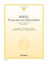 Pavane pour une infante d�funte f�r Klarinette und Klavier