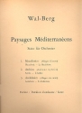 Paysages Mediterran�ens Suite f�r Orchester Partitur
