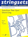 Peer Gynt Suite for string orchestra score and parts (4-4-2--2-3-1)