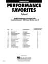 Performance Favourites vol.1 for CONCERT BAND conductor score