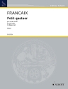 Petit quatuor f�r 2 Oboen, 2 Klarinetten, 2 H�rner und 2 Fagotte Partitur und Stimmen