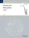 Petit quatuor f�r 4 Saxophone (SATBar) Stimmensatz