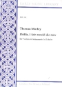 Phillis, I fain would die now for 7 voices (instruments) in 2 choirs score and 7 chorus scores