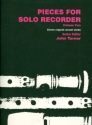 Pieces for Solo Recorder vol.2 for treble recorder and piano