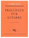 Pr�ludien zur Bildung des Anschlages f�r Gitarre
