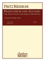 Praeludium and allegro for solo violin and string  orchestra score and parts