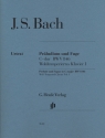 Pr�ludium und Fuge C-Dur BWV846 f�r Klavier (ohne Fingersatz)