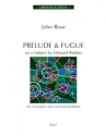 Prelude and Fugue for 2 trumpets and 2 horns (horn/trombone) score and parts