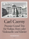 Premier Grand Trio f�r Violine, Horn in F (Violoncello) und Klavier Stimmen