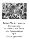 Premiere Suite op.4 f�r 2 Sopranblockfl�ten (Fl�te, Oboe, Violine) und Bc Spielpartitur