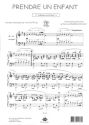 Prendre un enfant par la main pour piano (avec paroles)