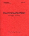 Prozessionsb�chlein der Di�zese W�rzburg zum alten GL f�r Bl�ser 5. Stimme in F (Horn 1)