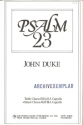PSALM 23 for mixed chorus (SATB)