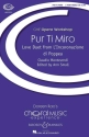Pur ti miro for 2-part treble chorus and piano score