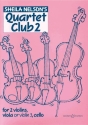 Quartet Club Vol. 2 f�r 2 Violinen, Viola (Violine) und Violoncello Partitur und Stimmen