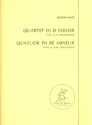 Quartet d minor for 4 violoncelli parts