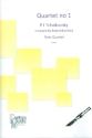 Quartet Nr.1 f�r 4 Fl�ten (CCAltBass) Partitur und Stimmen,  Archivkopie
