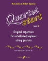 Quartet Start Level 2 for established beginner string quartetes score and parts