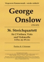 Quartett A-Dur Nr.36 op.69 f�r 2 Violinen, Viola und Violoncello Partitur und Stimmen