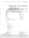 Quartett a-Moll op.35 f�r Violine, Viola und 2 Violoncelli Stimmen