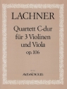 Quartett C-Dur op.106 f�r 3 Violinen und Viola Stimmen