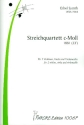 Quartett c-Moll f�r 2 Violinen, Viola und Violoncello Partitur und Stimmen