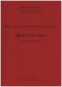 Quartett D-Dur f�r 2 Violinen, Viola und Violoncello Studienpartitur und Stimmen