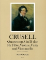 Quartett D-Dur op.8 f�r Fl�te und Streichtrio Partitur und Stimmen