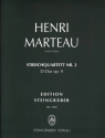 Quartett D-Dur op.9,2 f�r 2 Violinen, Viola und Violoncello Partitur und Stimmen