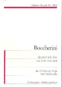 Quartett E-Dur op.2,5 G163 f�r 2 Violinen, Viola und Violoncello Studienpartitur
