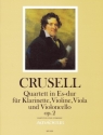 Quartett Es-Dur op.2 f�r Klarinette, Violine, Viola und Violoncello Partitur und Stimmen