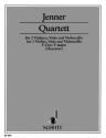 Quartett F-Dur f�r 2 Violinen, Viola und Violoncello Partitur und Stimmen