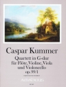 Quartett G-Dur op.99,1 f�r Fl�te, Violine, Viola und Violoncello Partitur und Stimmen