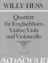 Quartett op.141 f�r Englischhorn und Streichtrio Partitur und Stimmen