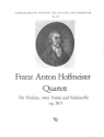 Quartett op.20,5 f�r Violine, 2 Violen und Violoncello / Kontraba� Stimmen