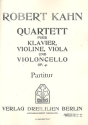 Quartett op.41 f�r Violine, Viola, Violoncello und Klavier Partitur (= Klavierstimme)