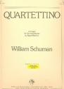 Quartettino for 4 saxophones score and parts