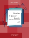 Quatuor � cordes no.3 sur des motifs populaires polonais pour 2 violons, alto et violoncelle partition et parties