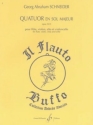 Quatuor en sol majeur op.52,3 pour fl�te, violon, alto et violoncelle partition et parties