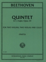 Quintet C major op.29 for 2 violins, 2 violas and cello parts