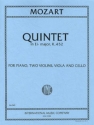 Quintet in e flat major KV452 for two violins, viola, cello and piano PHILIPP, ISIDOR, ED.
