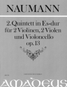 Quintett Es-Dur Nr.2 op.13 f�r 2 Violinen, 2 Violen und Violoncello Partitur und Stimmen