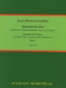 Quintett Es-Dur op.1 f�r Klavier, Fl�te, Klarinette, Horn und Fagott Partitur und Stimmen