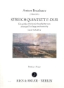 Quintett F-Dur f�r Orchester Partitur