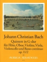 Quintett G-Dur f�r Violine, Viola, Fl�te, Oboe, Violon- cello und BC,  Partitur und Stimmen