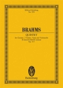 Quintett h-Moll op.115 f�r Klarinette und Streichquartett Studienpartitur