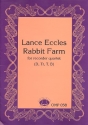 Rabbit Farm for recorder quartet score and parts